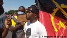 Pedrowski Teca ist ein angolanischer Bürgeraktivist.
Copyright: Borralho Ndomba/DW