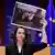Лидер оппозиции в Беларуси Светлана Тихановская в Европарламенте во время получения премии Сахарова "За свободу мысли" (фото из архива)