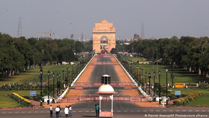 The Rajpath boulevard in New Delhi