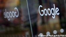 18.01.2019
FILE PHOTO: The Google logo is pictured at the entrance to the Google offices in London, Britain January 18, 2019. REUTERS/Hannah McKay/File Photo