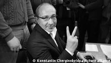 KHARKIV, UKRAINE. OCTOBER 25, 2015. Kharkiv mayor Hennadiy Kernes registered t a polling station before casting his ballot during local elections. Konstantin Cherginsky/TASS