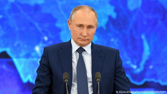 Russland PK Präsident Putin in Moskau