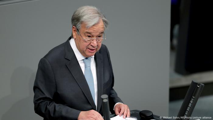 Deutschland UN-Generalsekretär Guterres im Bundestag