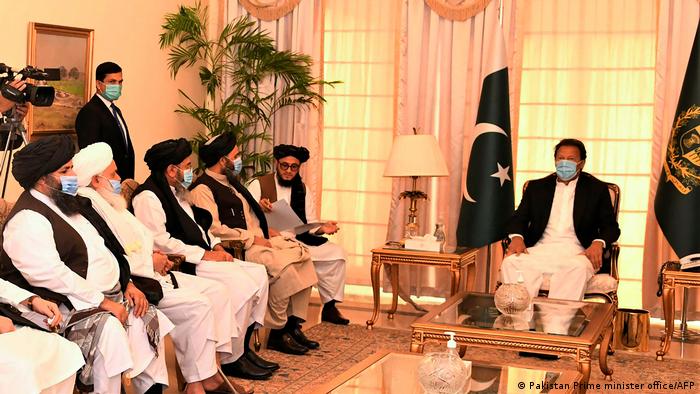 Pakistan Prime Minister Imran Khan meets Taliban leaders