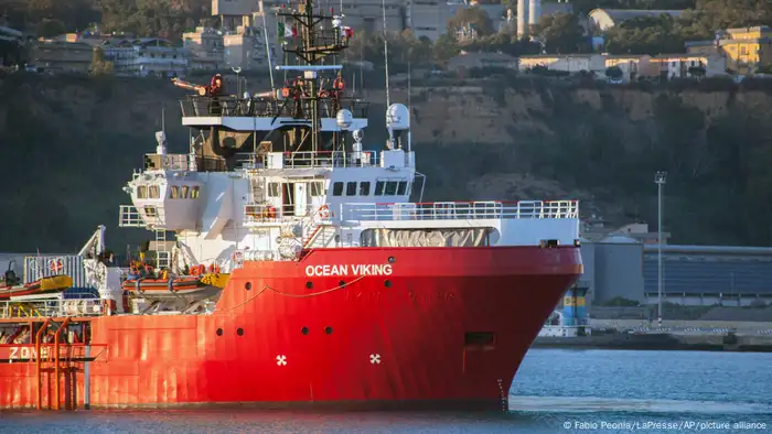 Italien Ocean Viking Rettungsschiff