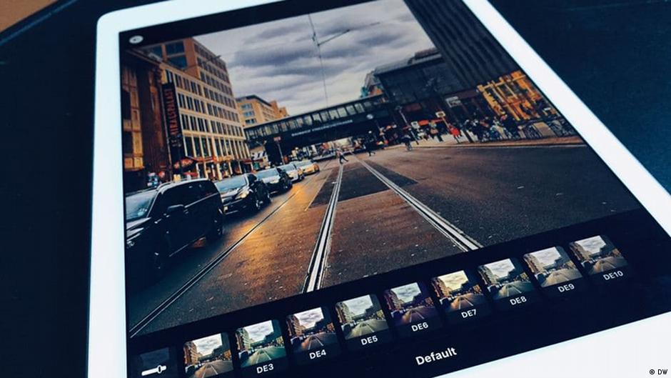 Testing photo editing apps: 