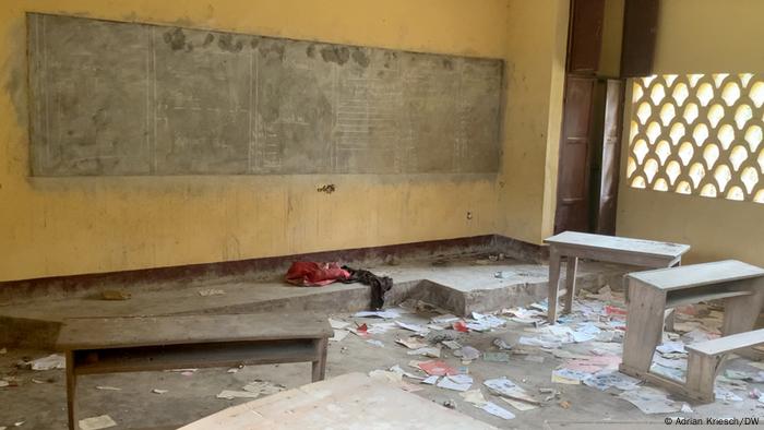 Kamerun: Die zerstörte Schule in Numba