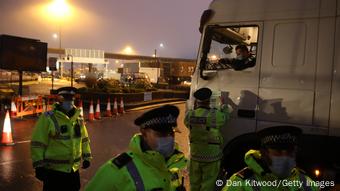 England Dover | Coronavirus | LKW Verkehr nach Frankreich 