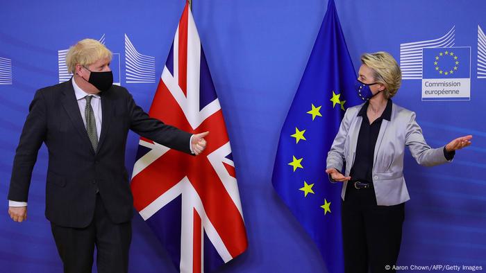 Brüssel | Johnason bei von der Leyen Brexit Gespräche