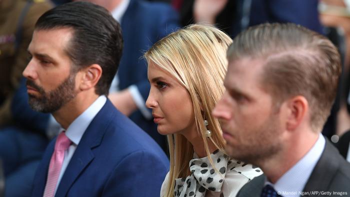 Donald Trump Junior, Ivanka Trump und Eric Trump (von links): Werden sie vorsorglich vom Vater begnadigt? Donald Trump Junior, Ivanka Trump und Eric Trump (von links): Werden sie vorsorglich vom Vater begnadigt?