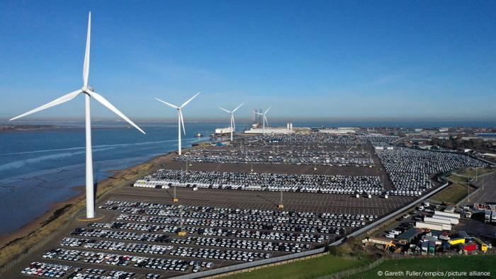 Windmills near the town of Sheerness, Kent