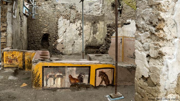 Forscher graben antike «Snackbar» in Pompeji aus Forscher graben antike «Snackbar» in Pompeji aus