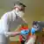 一家位于萨克森州茨维考（Zwickau）的养老院居民正在接种新冠疫苗