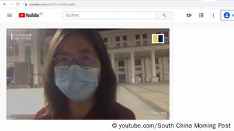 Screenshot Youtube | China Journalistin Bloggerin Zhang Zhan