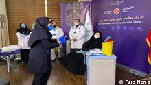  Impfstoff im Iran
Stichworte: Iran, Corona Impfstoff, Test , Rechteeinräumung: Fars News
Lizenz: frei
