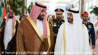 الأمير محمد بن سلمان والشيخ محمد بن زايد لم يظهرا سوية منذ فترة (27/11/2019 أرشيف)