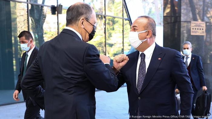 Russland Sergej Lawrow Mevlüt Cavusoglu Sotschi Russland Sergej Lawrow Mevlüt Cavusoglu Sotschi