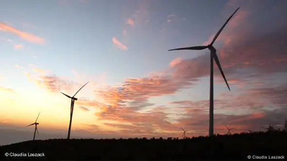 Windpark (Foto: Claudia Laszack / DW-TV)