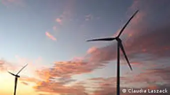 Windpark in El Totoral, Chile