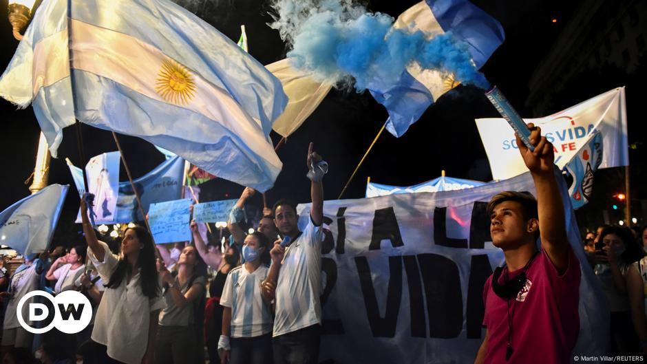 Argentina jueza suspende la ley de aborto en Chaco DW 29 01 2021