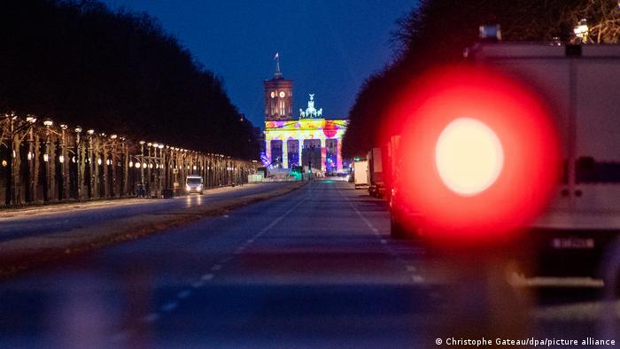 Berlin Brandenburg Gate New Year's Eve 2021