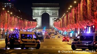 Frankreich Jahreswechsel Paris