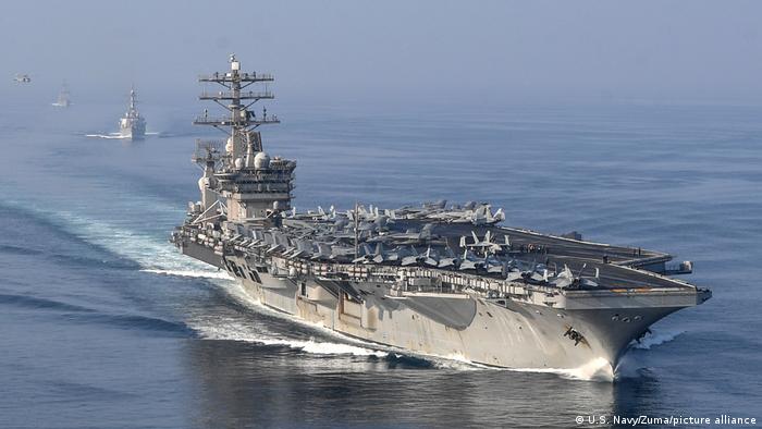 Nuclear-powered aircraft carrier USS Nimitz