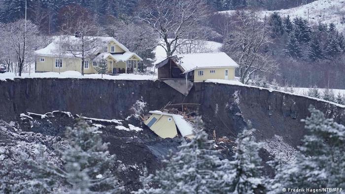 Norwegen Ask | nach Erdrutsch