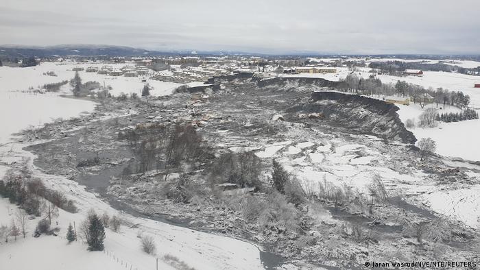 Зсув ґрунту в Норвегії