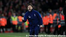 Mauricio Pochettino file photo. File photo dated 04-02-2018 of Mauricio Pochettino. Issue date: Saturday January 2, 2021. Paris St Germain have announced the appointment of Mauricio Pochettino as head coach on a contract until June 2022. See PA story SOCCER Paris St Germain. Photo credit should read Peter Byrne/PA Wire. URN:57358768