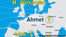 Ахмет, Бартош и Божена - в Германии разнообразили карту погоды (фото)