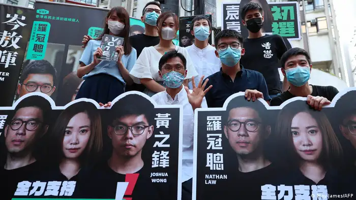 Symbolbild | Protest | Rund 50 prodemokratische Aktivisten in Hongkong festgenommen