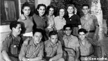 Einige der über die Villa Emma nach Palästina entkommenen Jugendlichen (1945). Quelle: https://bit.ly/3hKXjQi
