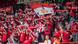 Union Berlin fans in the stadium against Augsburg at the start of the season Union Berlin fans in the stadium against Augsburg at the start of the season