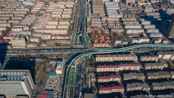 China Shijiazhuang | Stau am ersten Tag im neuen Jahr China Shijiazhuang | Stau am ersten Tag im neuen Jahr