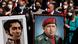 Miembros de la nueva Asamblea Nacional con retratos de Bolívar y Chávez. Miembros de la nueva Asamblea Nacional con retratos de Bolívar y Chávez.