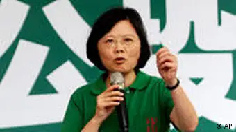 Ying-Wen Tsai Vorsitzende der Oppositionspartei DPP Taiwan
