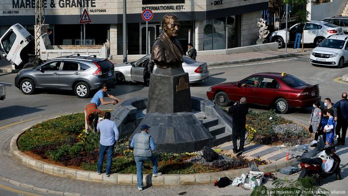 Libanon Beirut | Statue des iranischen Generals Qasem Soleimani