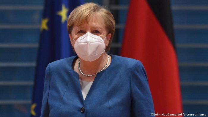 German Chancellor Angela Merkel said hospitals across the country were at their limit