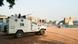 UN armored personnel keeping guard in Bangui, CAR UN armored personnel keeping guard in Bangui, CAR