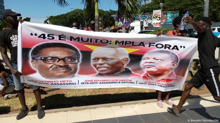 Angola Proteste gegen MPLA in Luanda