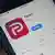 An image of the Parler app symbol on a phone screen