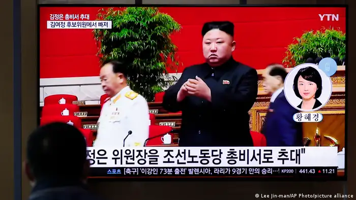 Südkorea TV Kim Jong Un