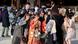 A group of youth turning 20 years old pose for picture as they visit a Shinto Shrine to celebrate Coming-of-Age A group of youth turning 20 years old pose for picture as they visit a Shinto Shrine to celebrate Coming-of-Age