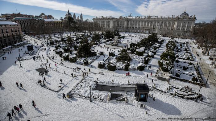 Plaza de Oriente en Madrid