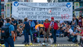 Γερμανία, Βερολίνο, διαδήλωση, αντιεμβολιαστές, 