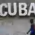 Symbolbild Kuba Schriftzug