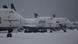 Aviôes da Lufthansa com neve Aviôes da Lufthansa com neve