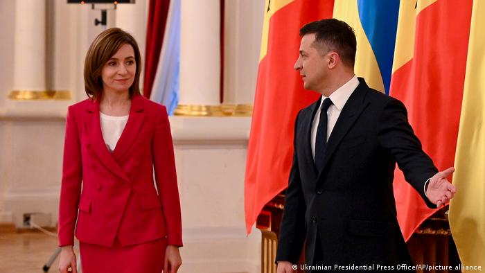 Ucraina întâlnire Volodimir Zelenski și Maia Sandu (2021)