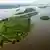 An aerial photo of the Congo river